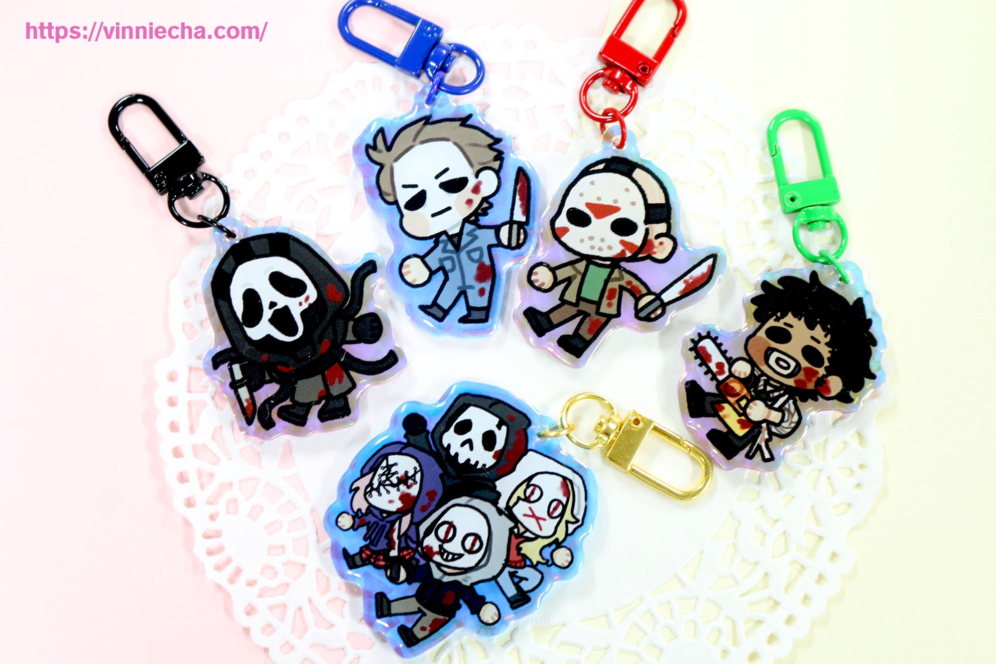 DBD Killers Keychain Charms