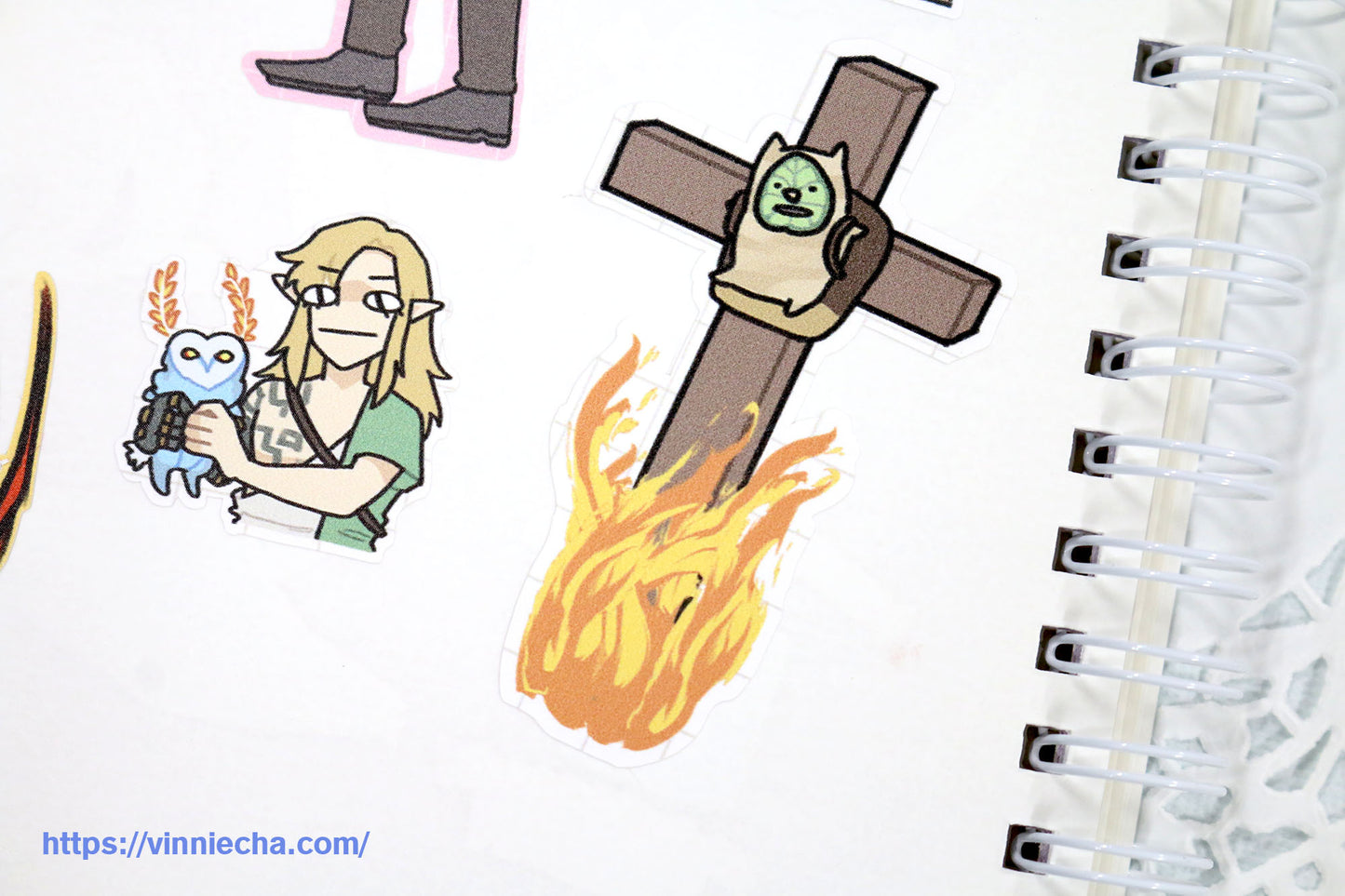 TOTK Zelda Shit Post A6 Sticker Sheet