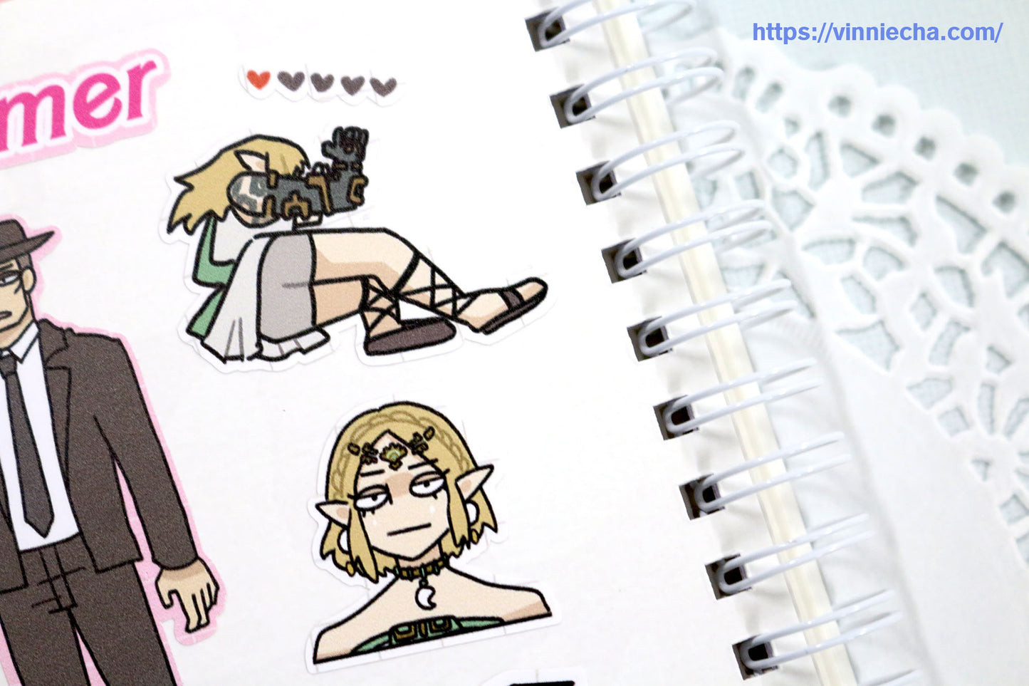 TOTK Zelda Shit Post A6 Sticker Sheet