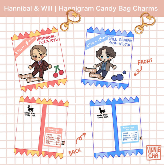 Hannibal & Will | Hannigram Candy Charms