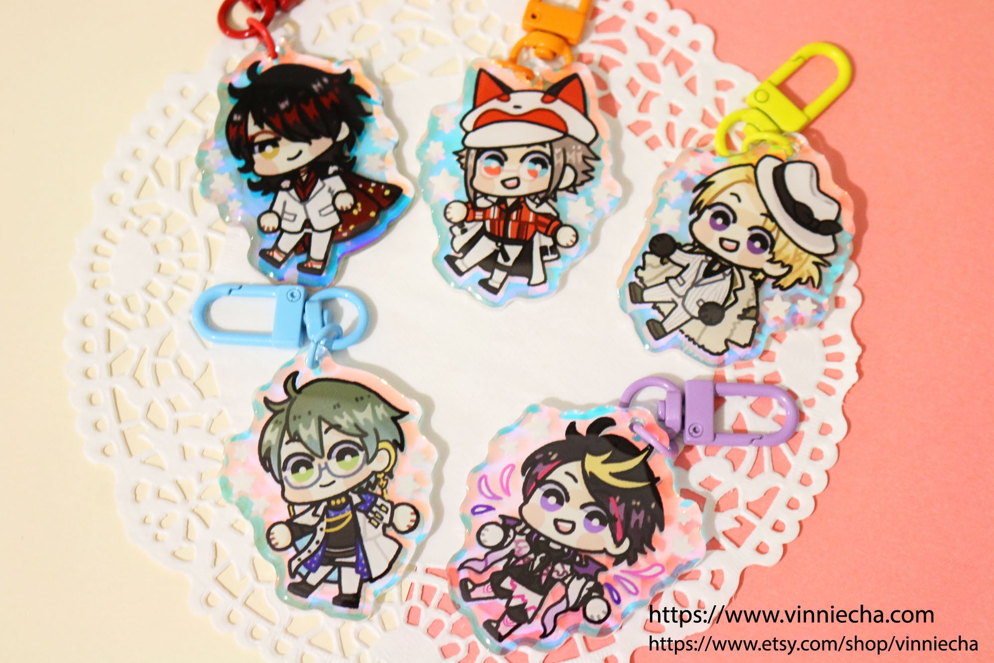 Acrylic Charm & Strap