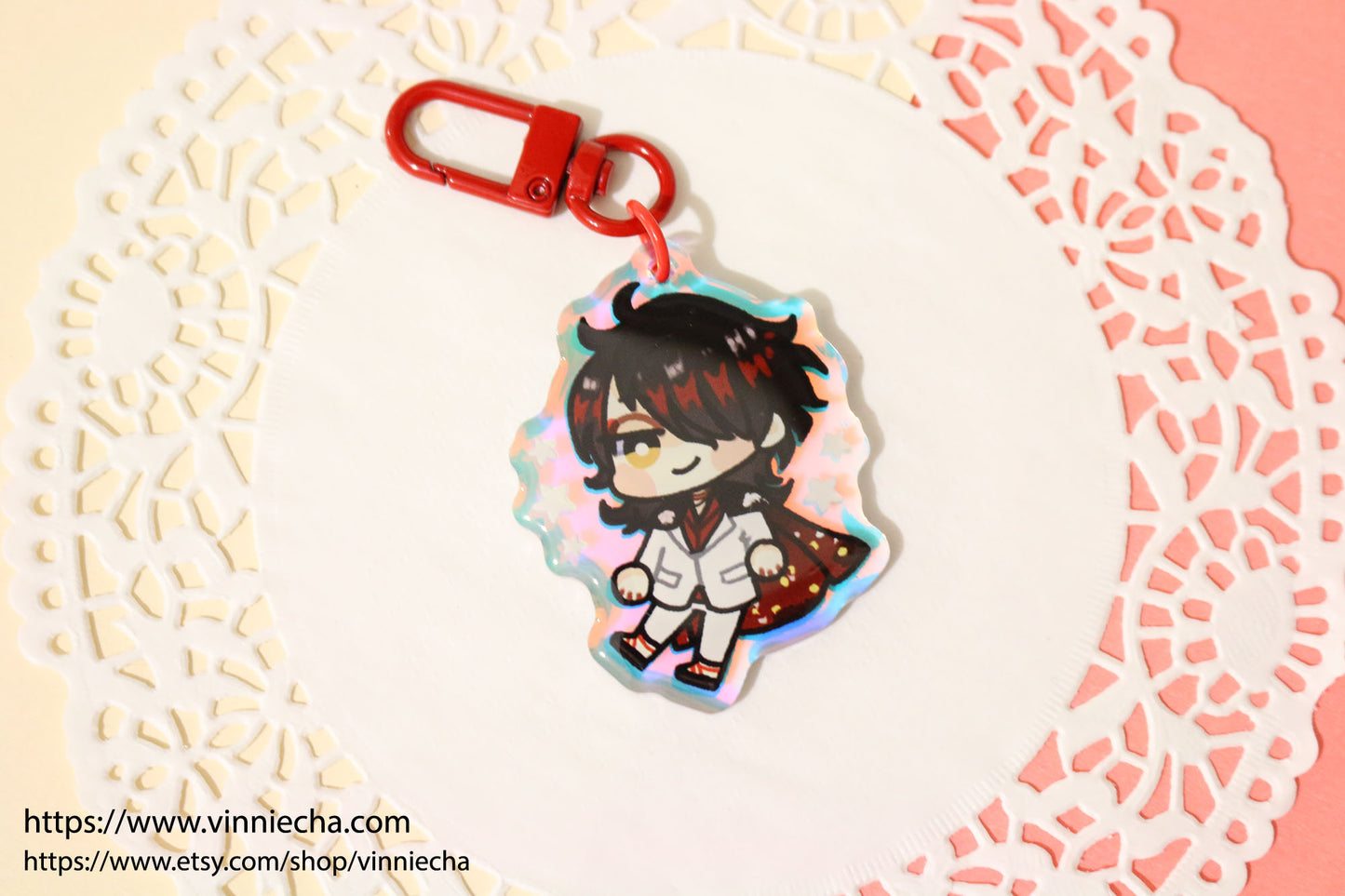 NIJISANJI | Luxiem Rainbow Acrylic Charms