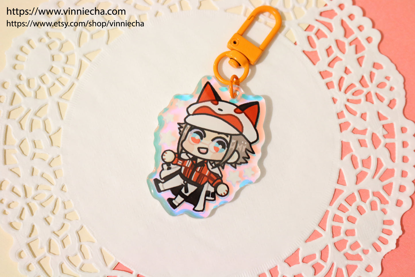 NIJISANJI | Luxiem Rainbow Acrylic Charms