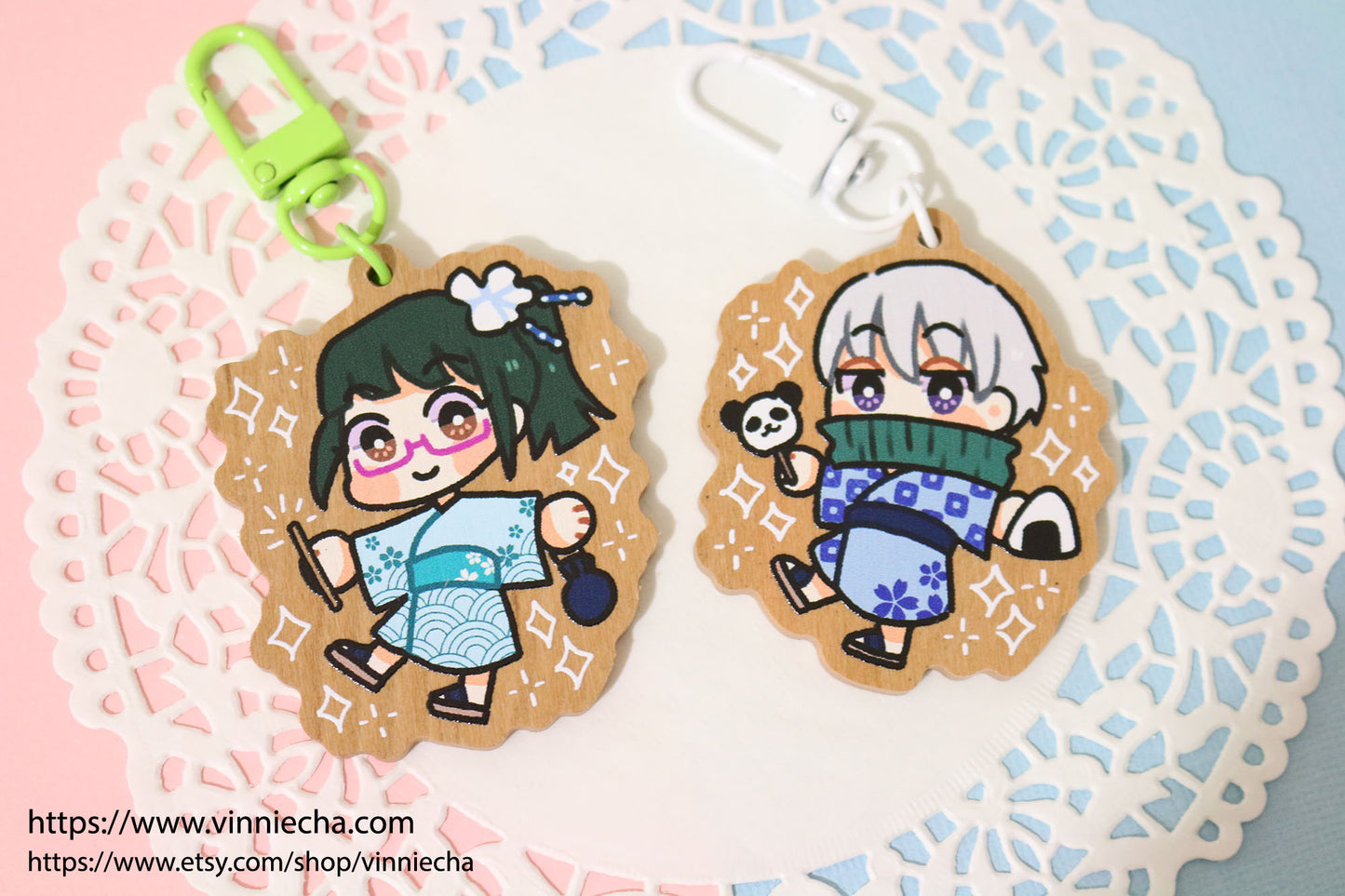 JJK Wooden Festival Charms