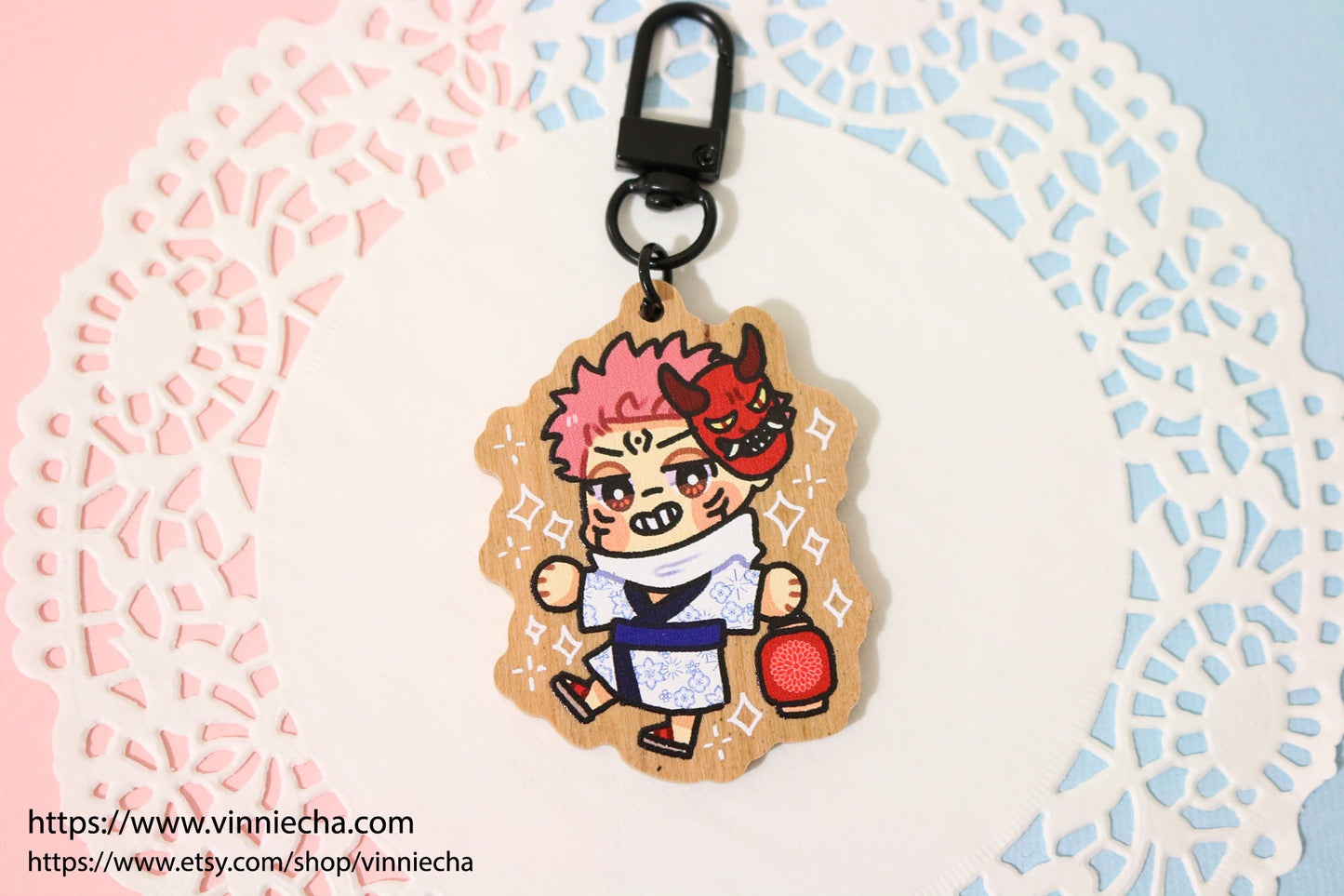 JJK Wooden Festival Charms