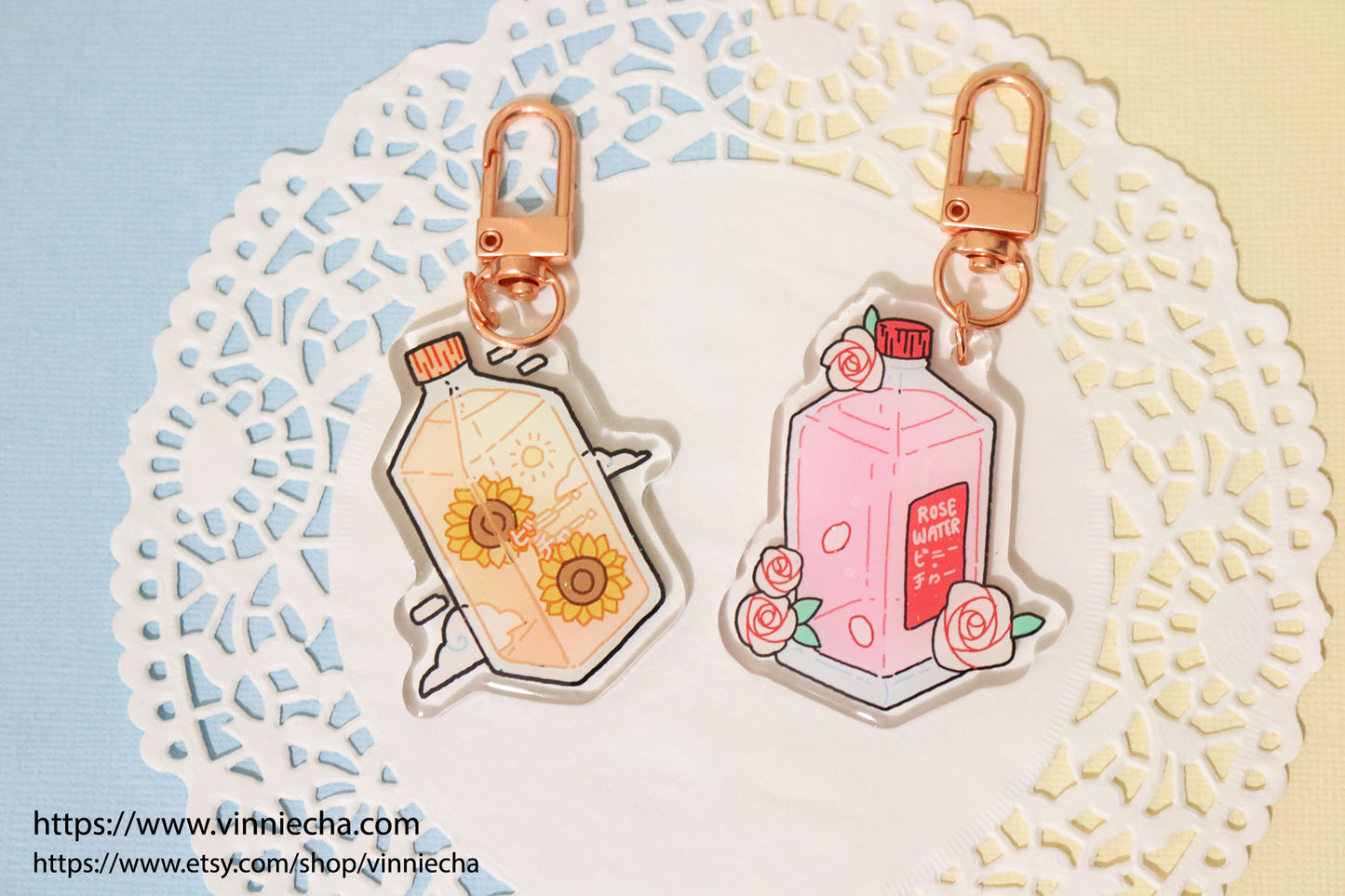 Aesthetic Drinks Epoxy Charms