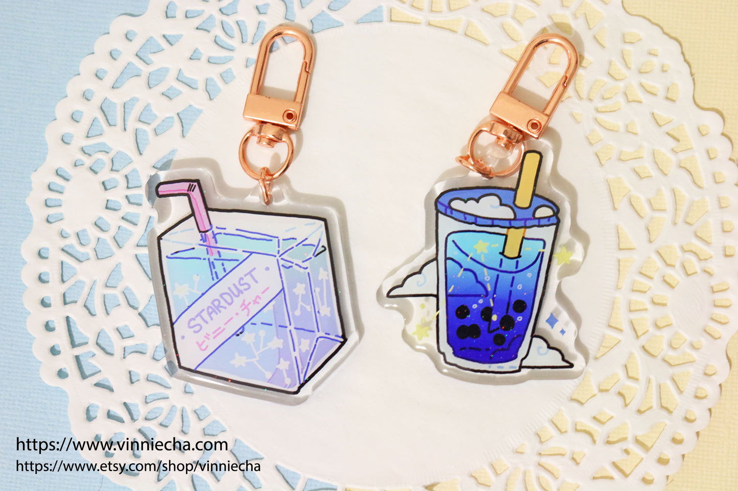Aesthetic Drinks Epoxy Charms