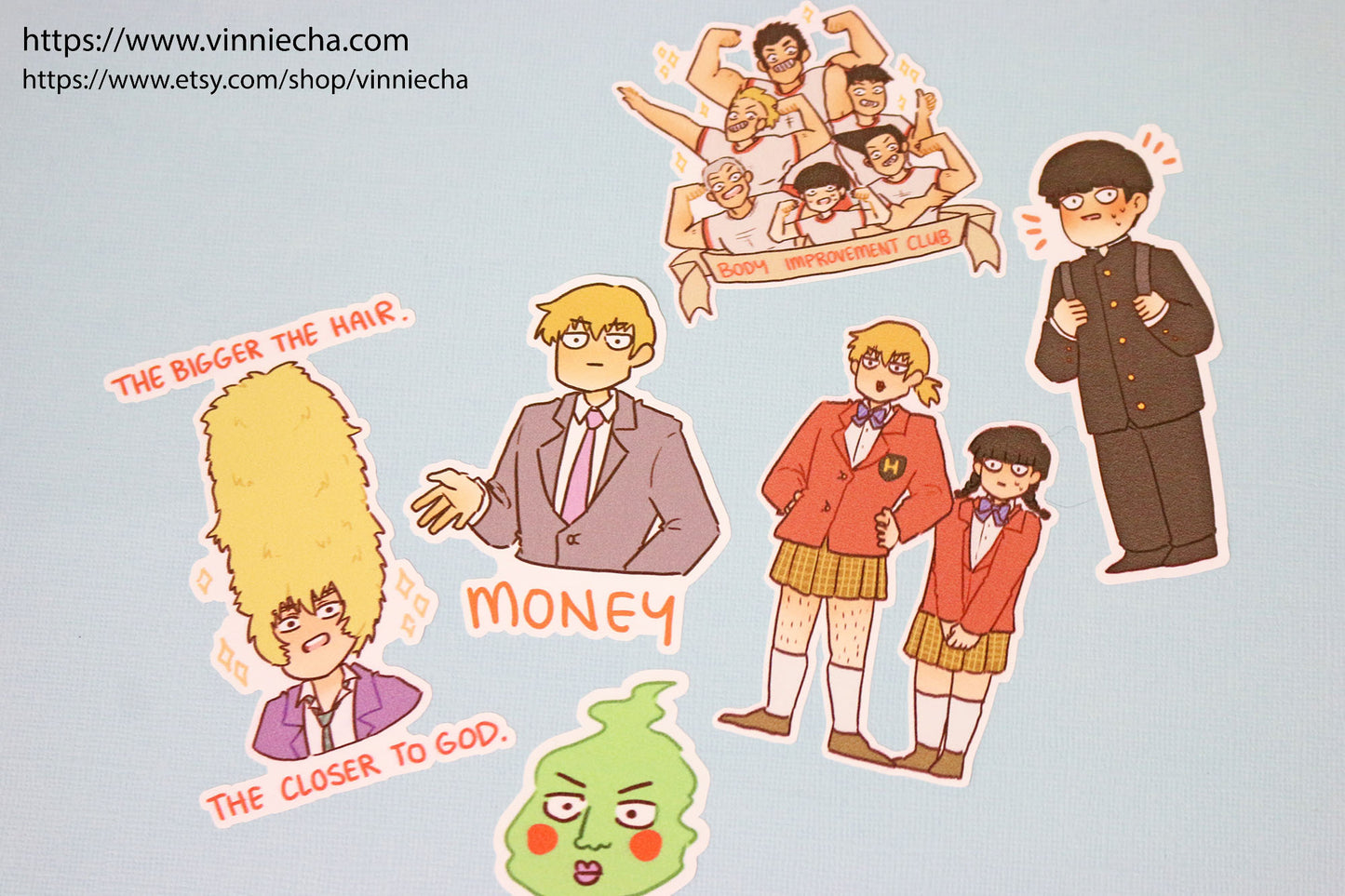 MP100 Vinyl Stickers | Set A