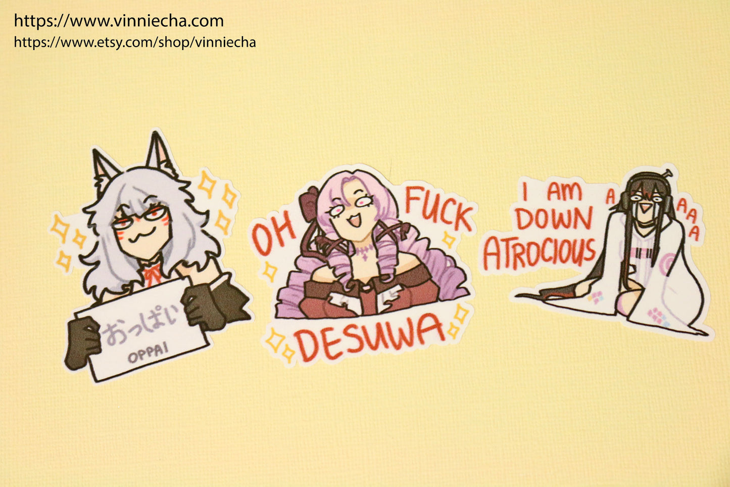 NIJISANJI Girls | Vinyl Stickers