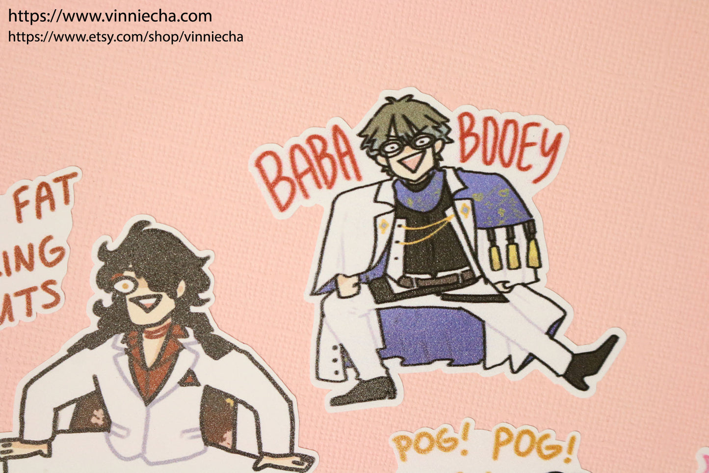 NIJISANJI Luxiem Vinyl Stickers | Set A