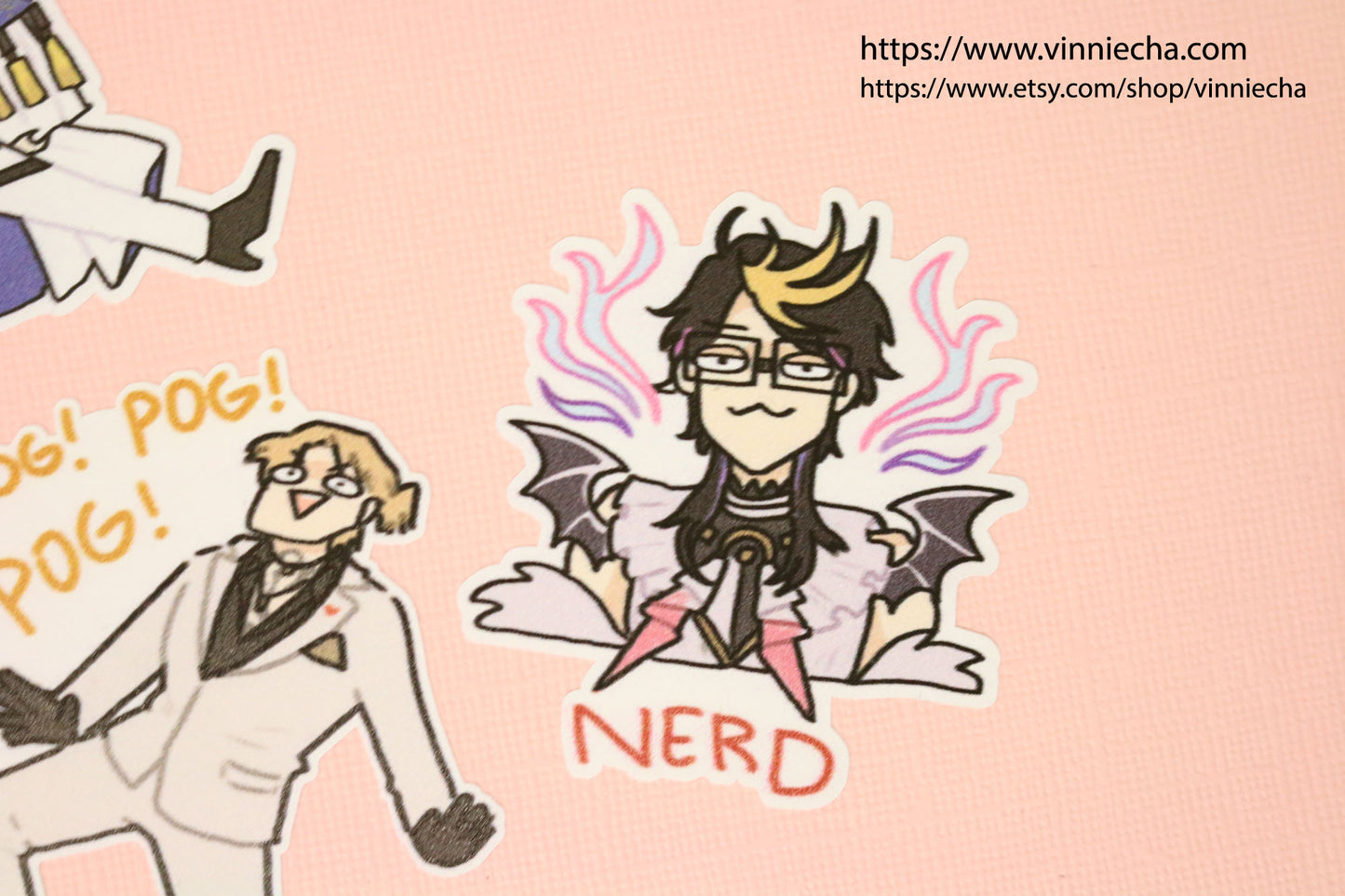 NIJISANJI Luxiem Vinyl Stickers | Set A