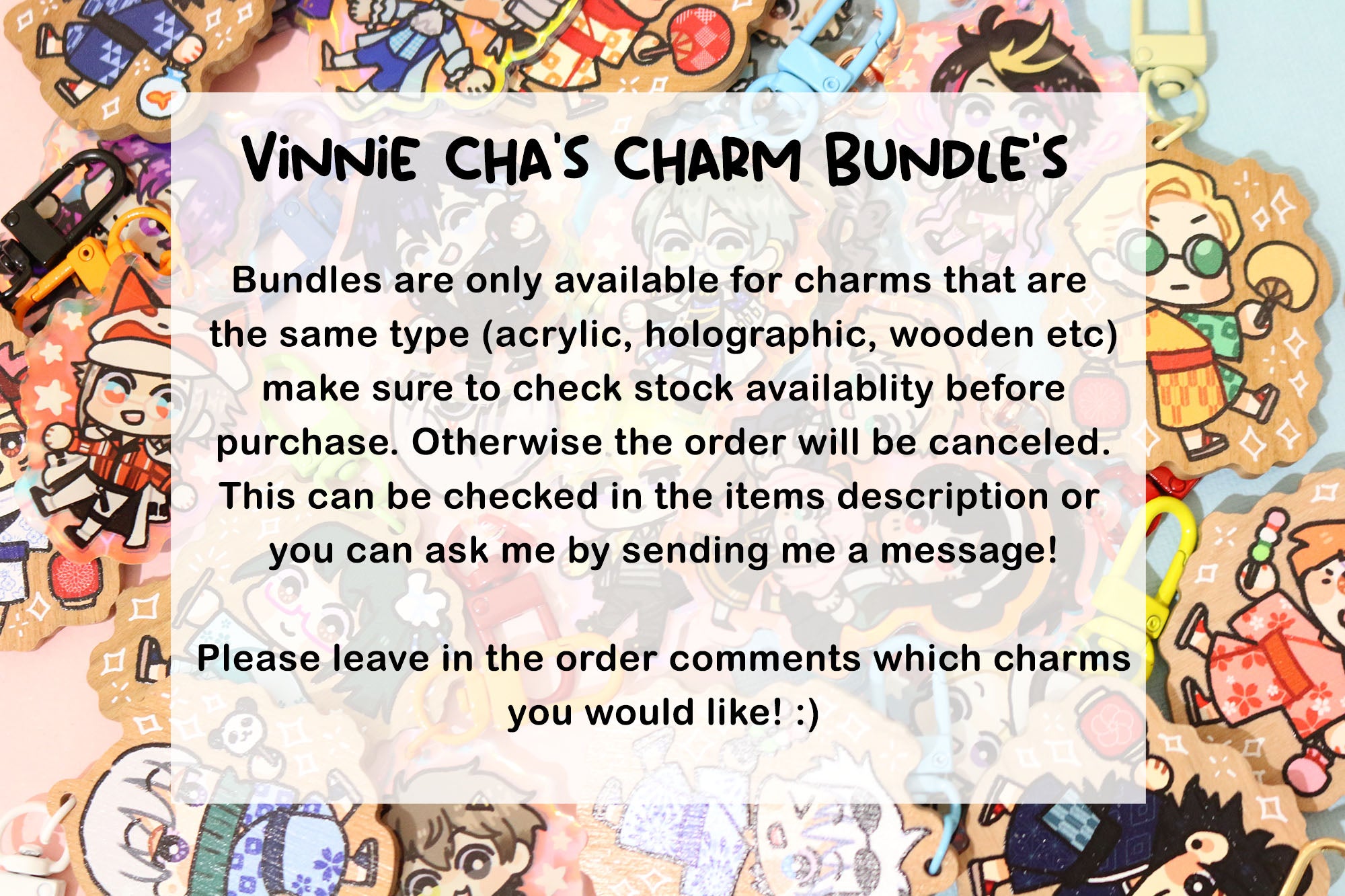 Outlet Bundled Listing 6 Charms