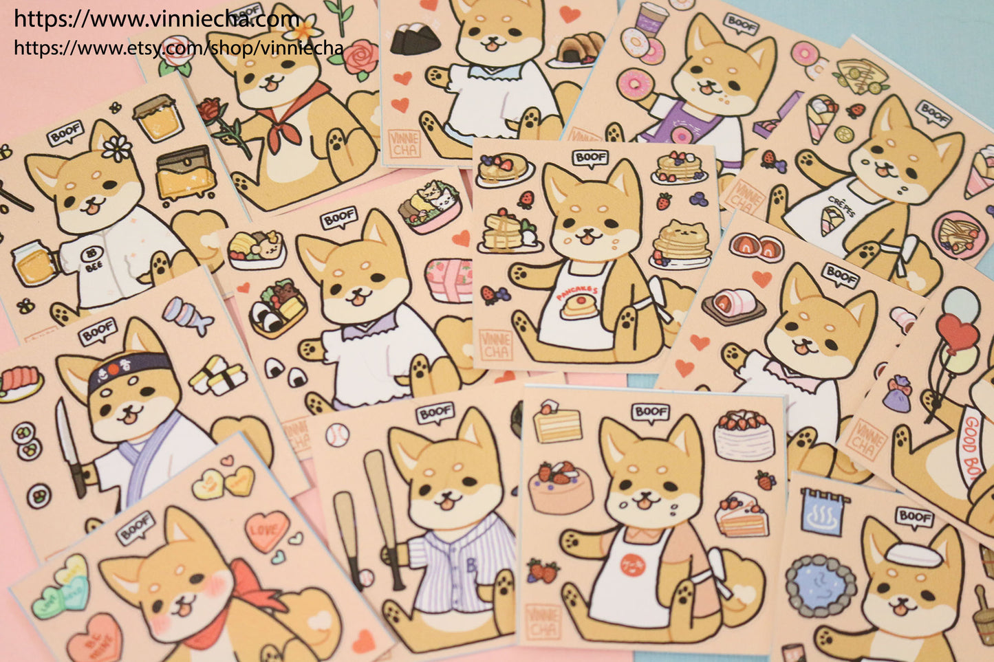Vinnie Cha's Vinyl Sticker Bundles | Buy 5 Get 1 Free