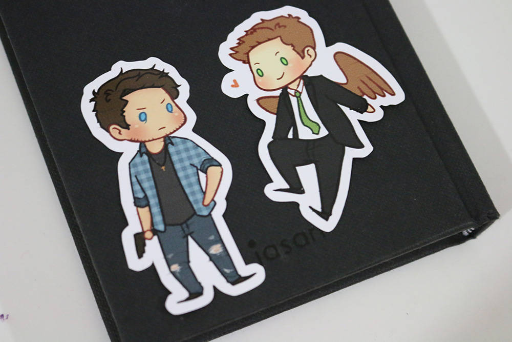 Reverse!Verse DeanCas Vinyl Sticker