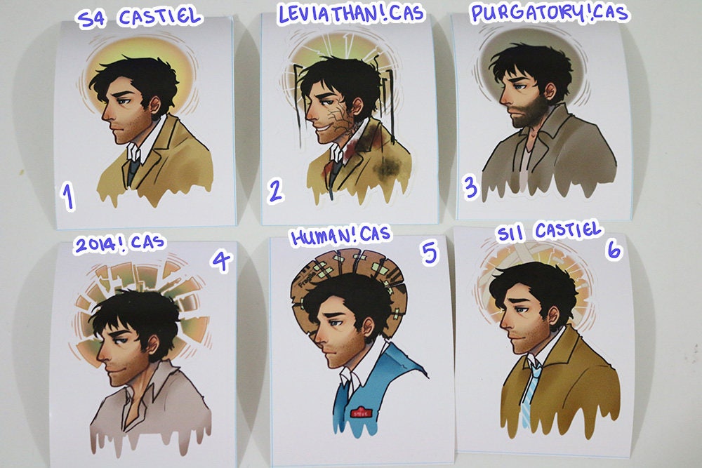 Castiel's Halo Vinyl Stickers