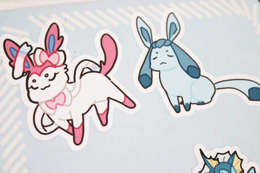 Eeveelution Vinyl Stickers