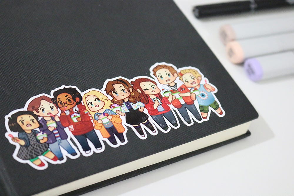 Squip Squad Froyo Vinyl Sticker