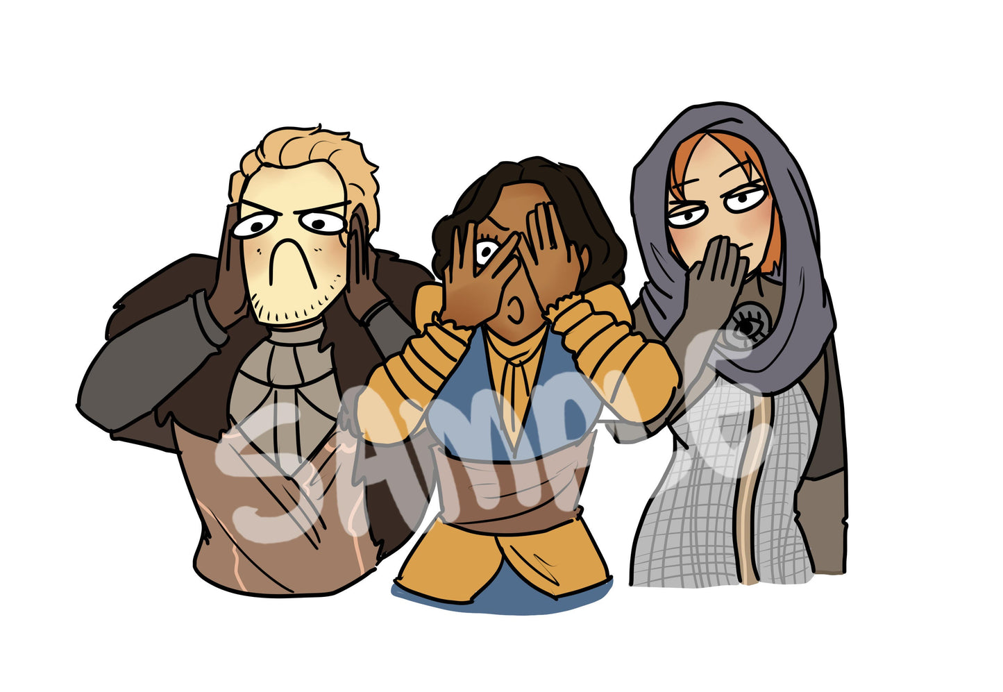 Dragon Age Inquisition Disapproval Vinyl Stickers
