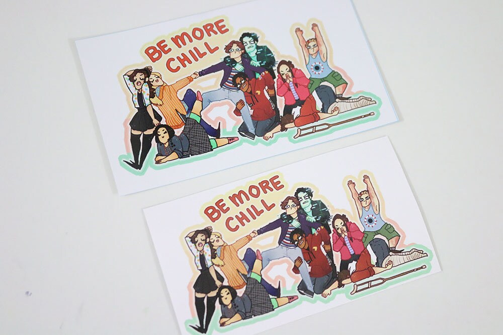 Be More Chill Vinyl Sticker