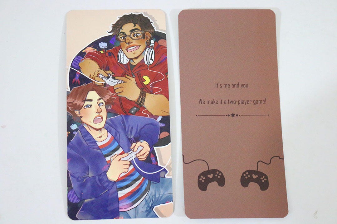 Two Player Game Prism Bookmark/Mini Print