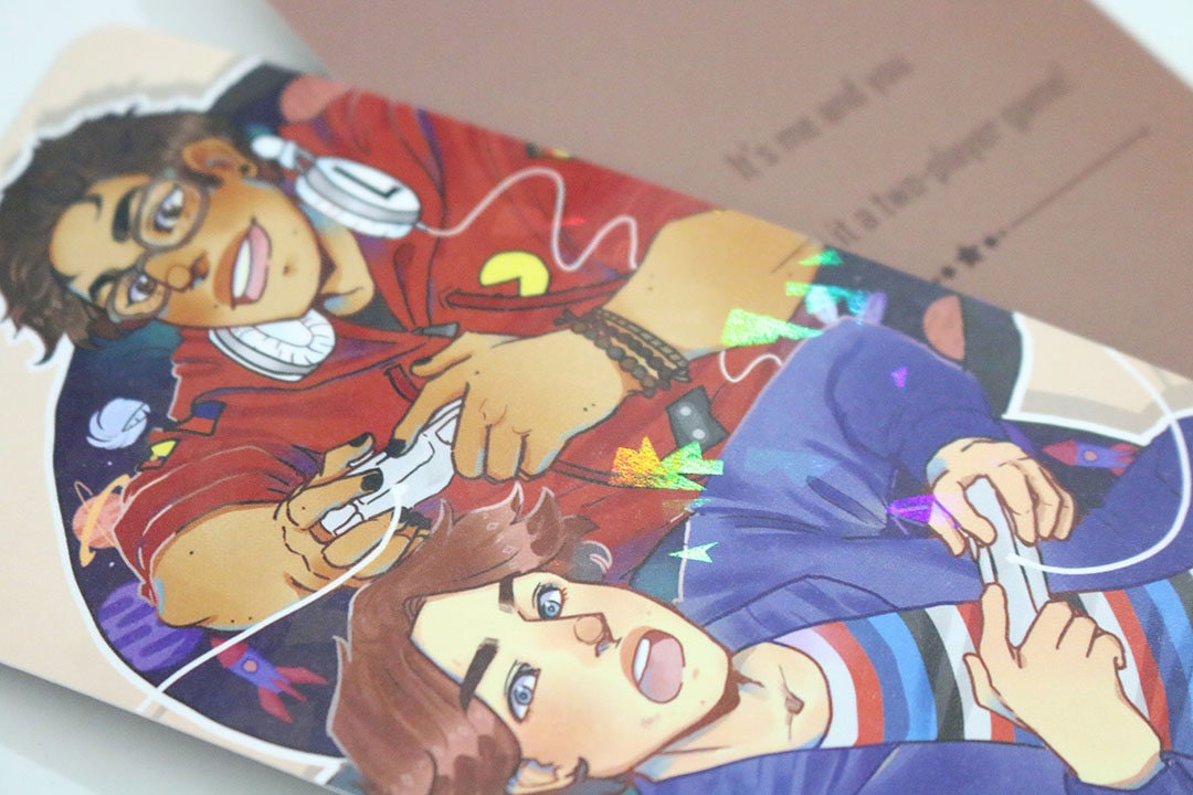 Two Player Game Prism Bookmark/Mini Print