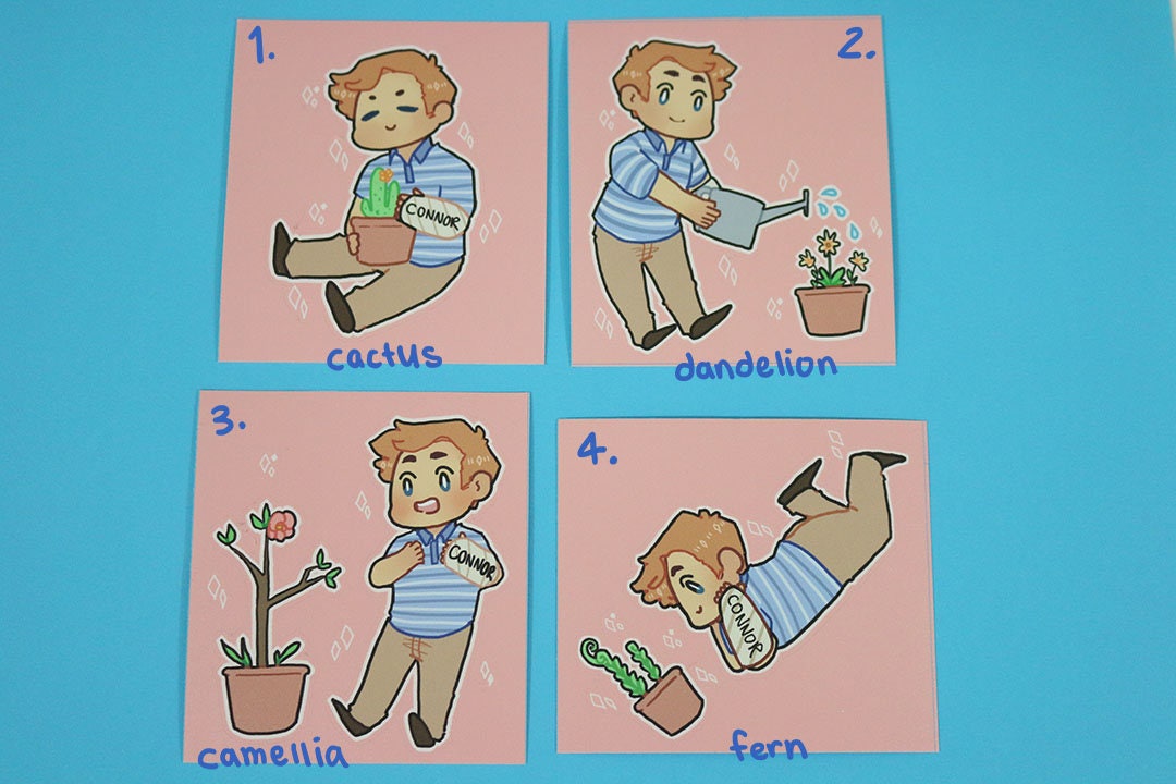 Dear Evan Hansen - Plants and Flowers Stickers