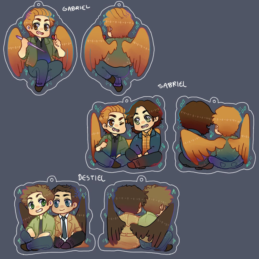 Supernatural Acrylic Charms