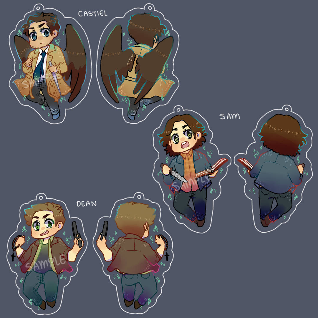 Supernatural Acrylic Charms