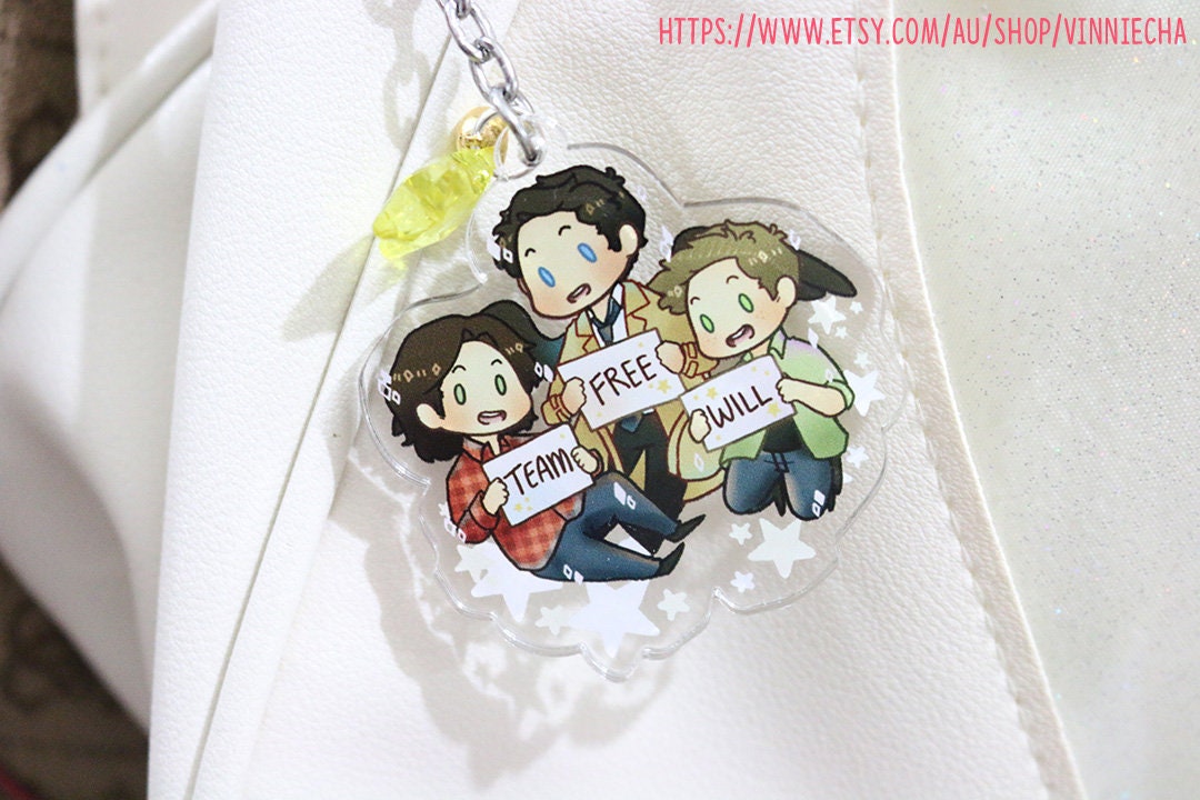 Team Free Will Acrylic Charm