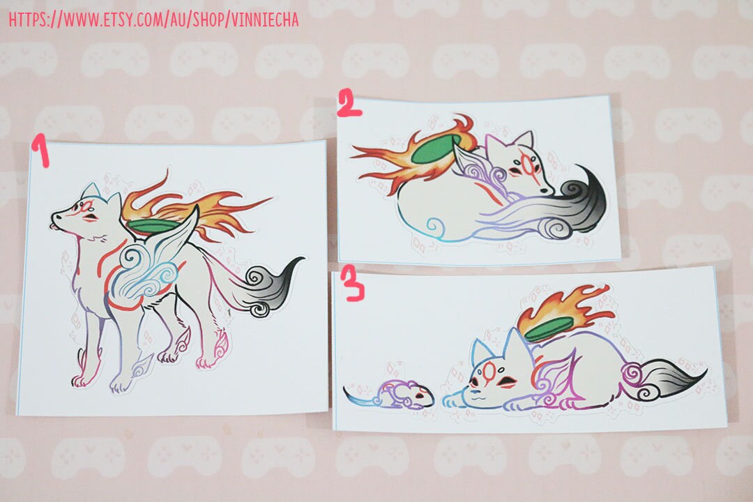 Okami Vinyl Stickers