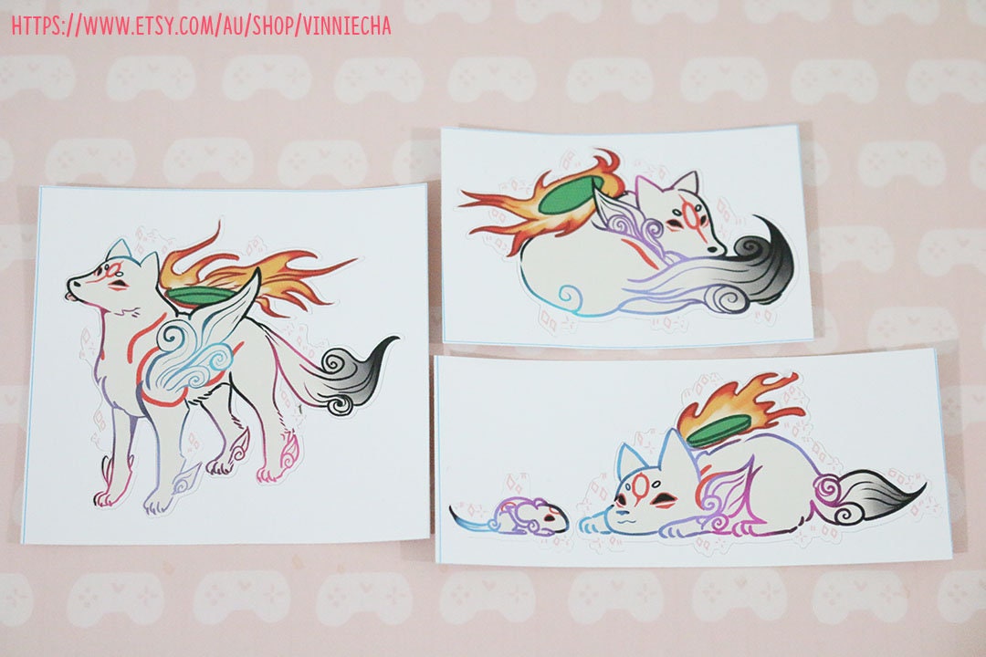 Okami Vinyl Stickers