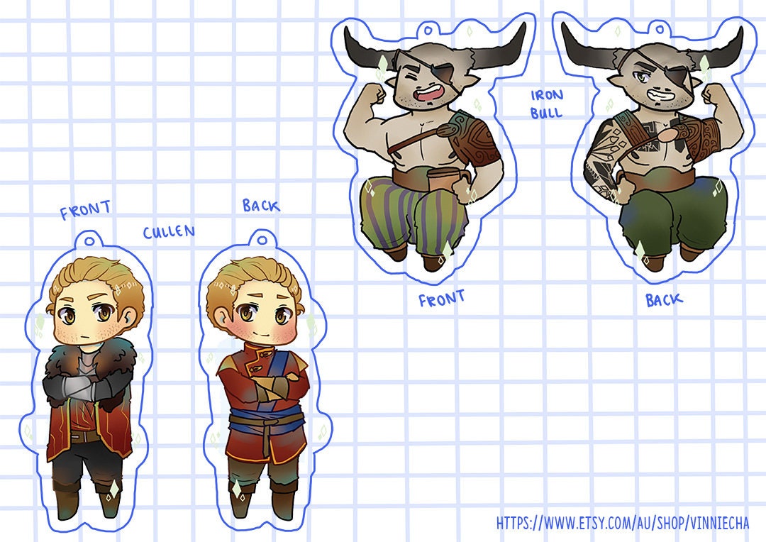 Dragon Age Inquisition Acrylic Charms