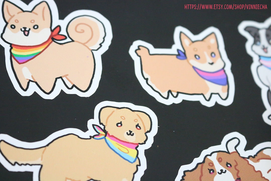 Pride Pups Stickers