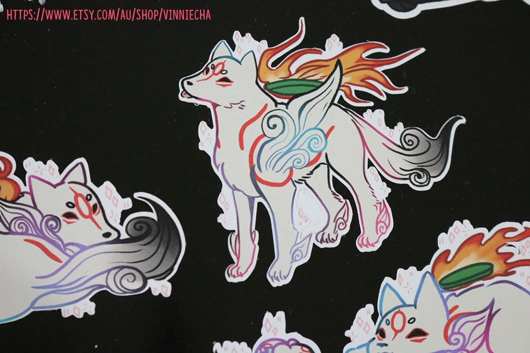 Okami Vinyl Stickers