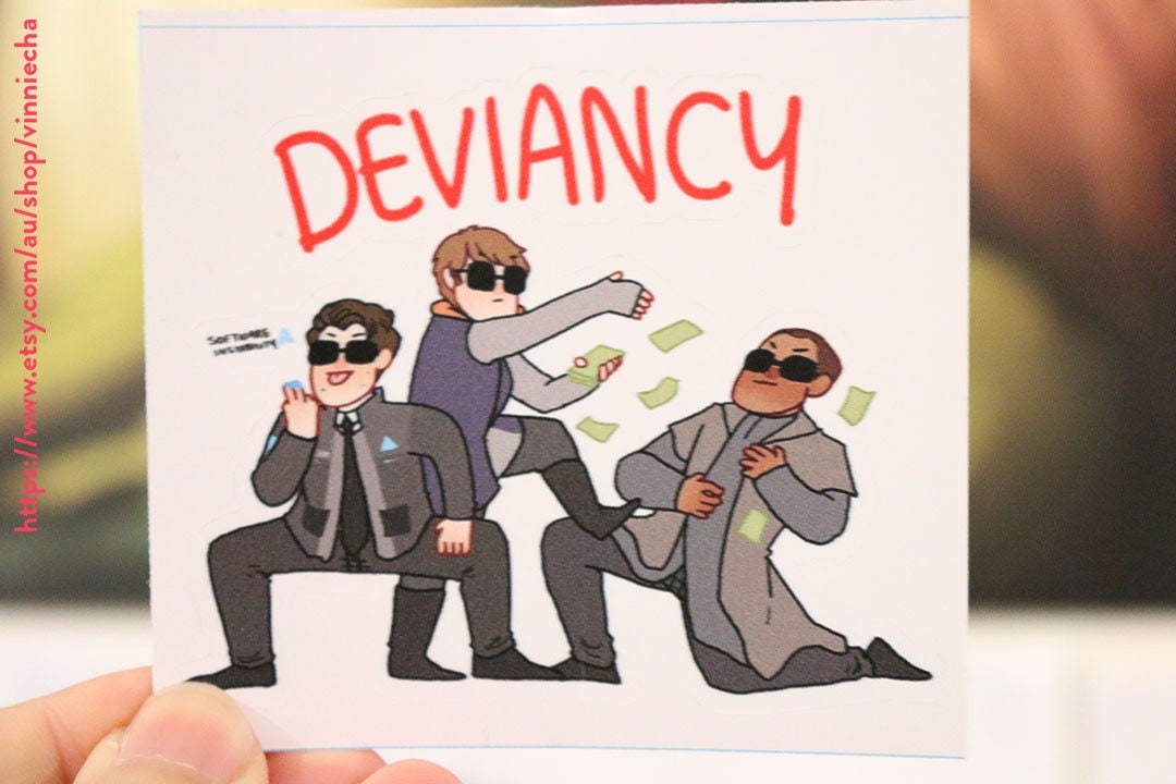 Deviancy Vinyl Sticker - Detroit Become Human