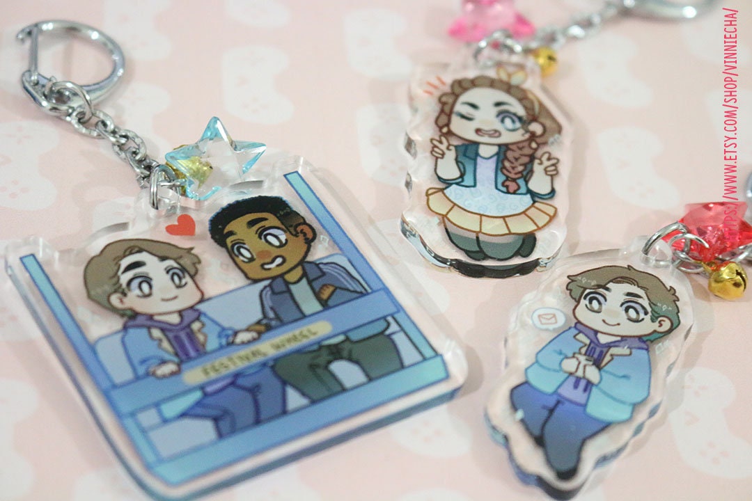 Love Simon Acrylic Charms