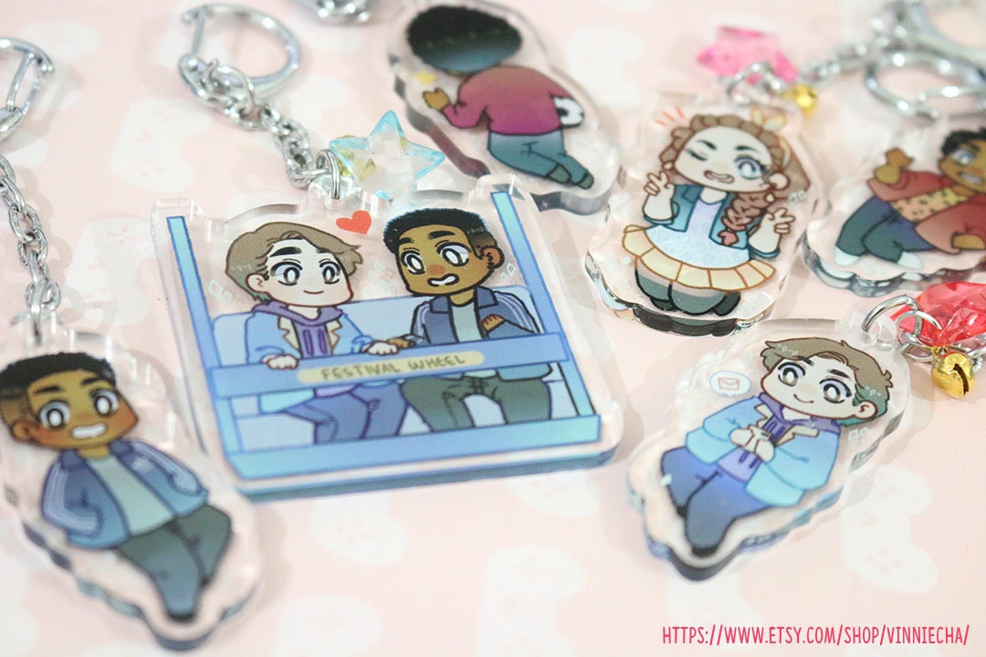 Love Simon Acrylic Charms