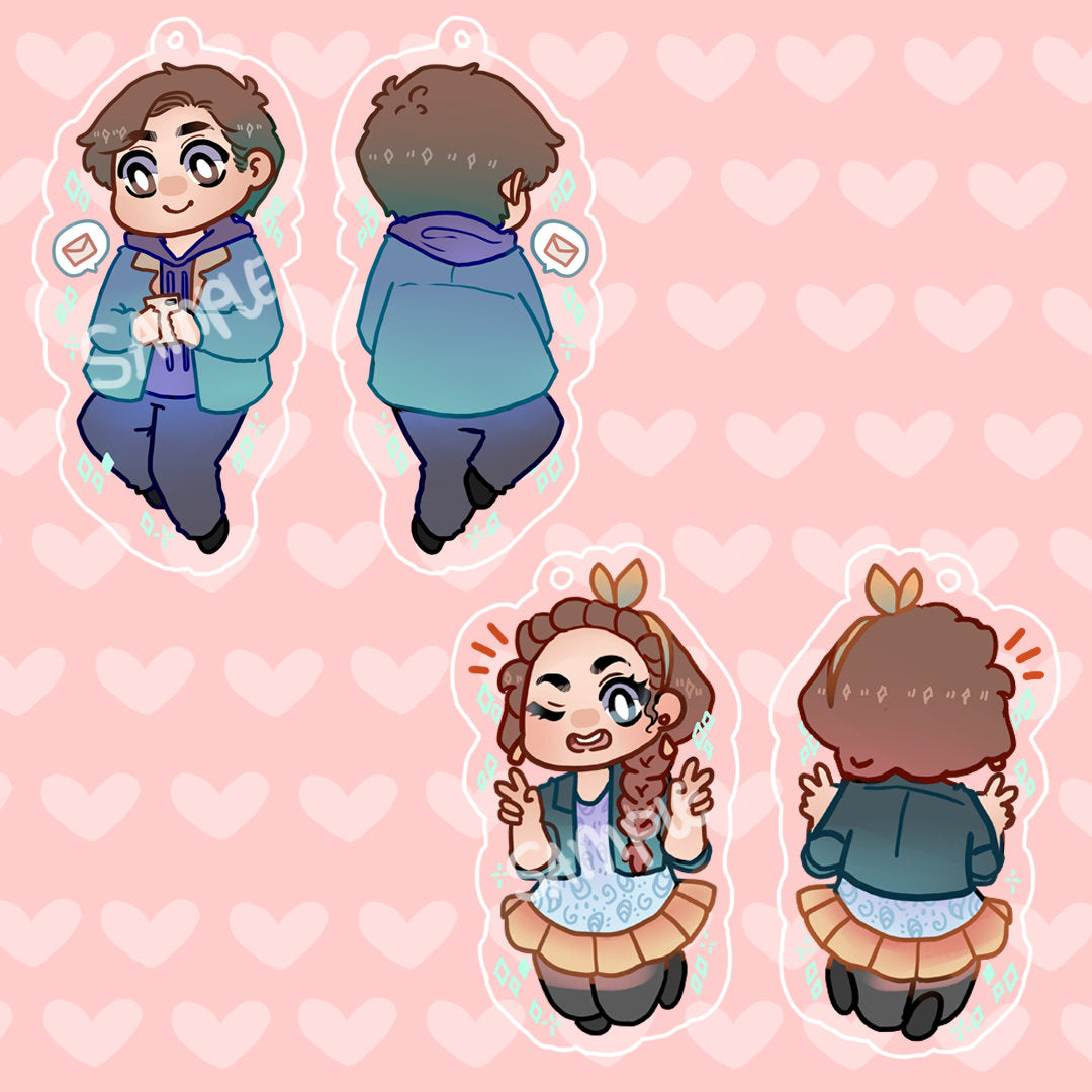 Love Simon Acrylic Charms