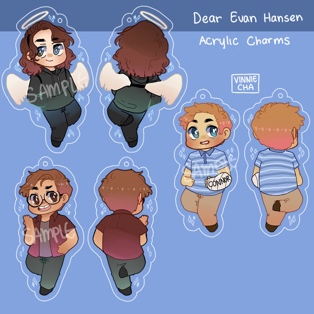 Dear Evan Hansen Acrylic Charms