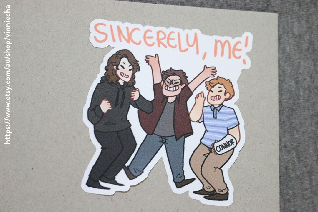 Sincerely, Me! Vinyl Sticker - Dear Evan Hansen