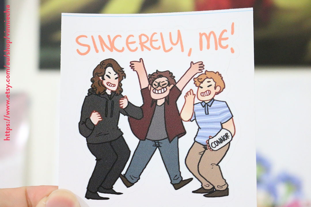 Sincerely, Me! Vinyl Sticker - Dear Evan Hansen