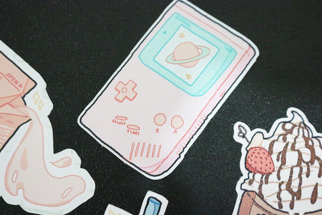 Gamer A6 Sticker Sheet