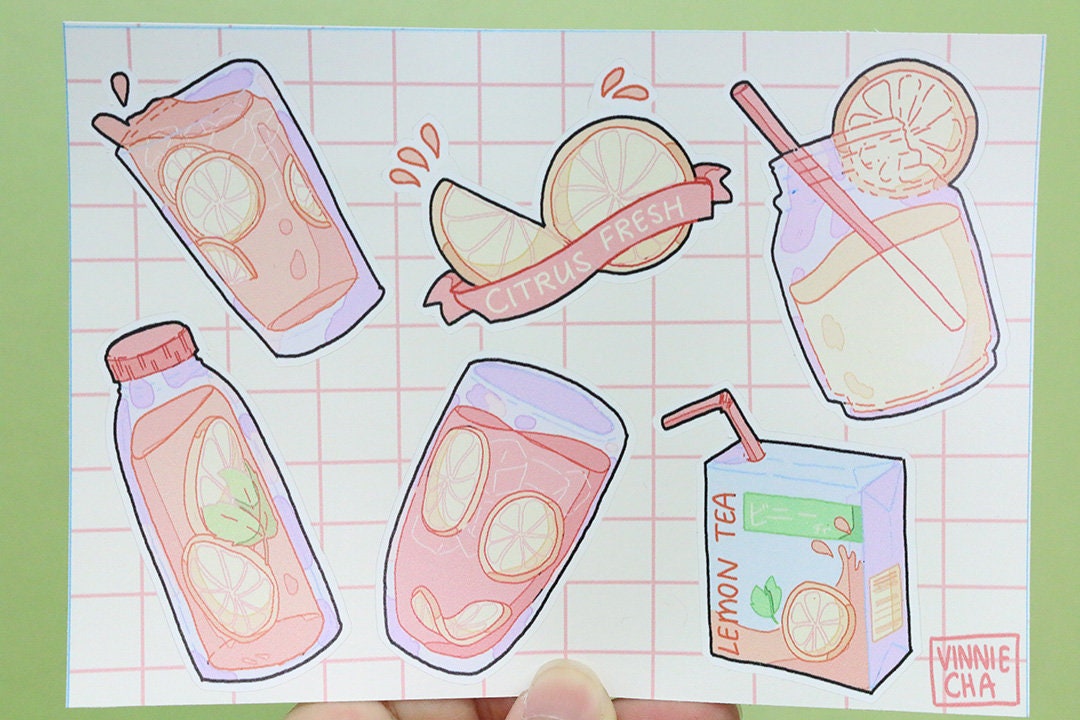 Citrus Fresh A6 Sticker Sheet