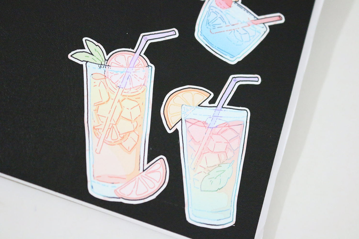 Cocktails A6 Sticker Sheet