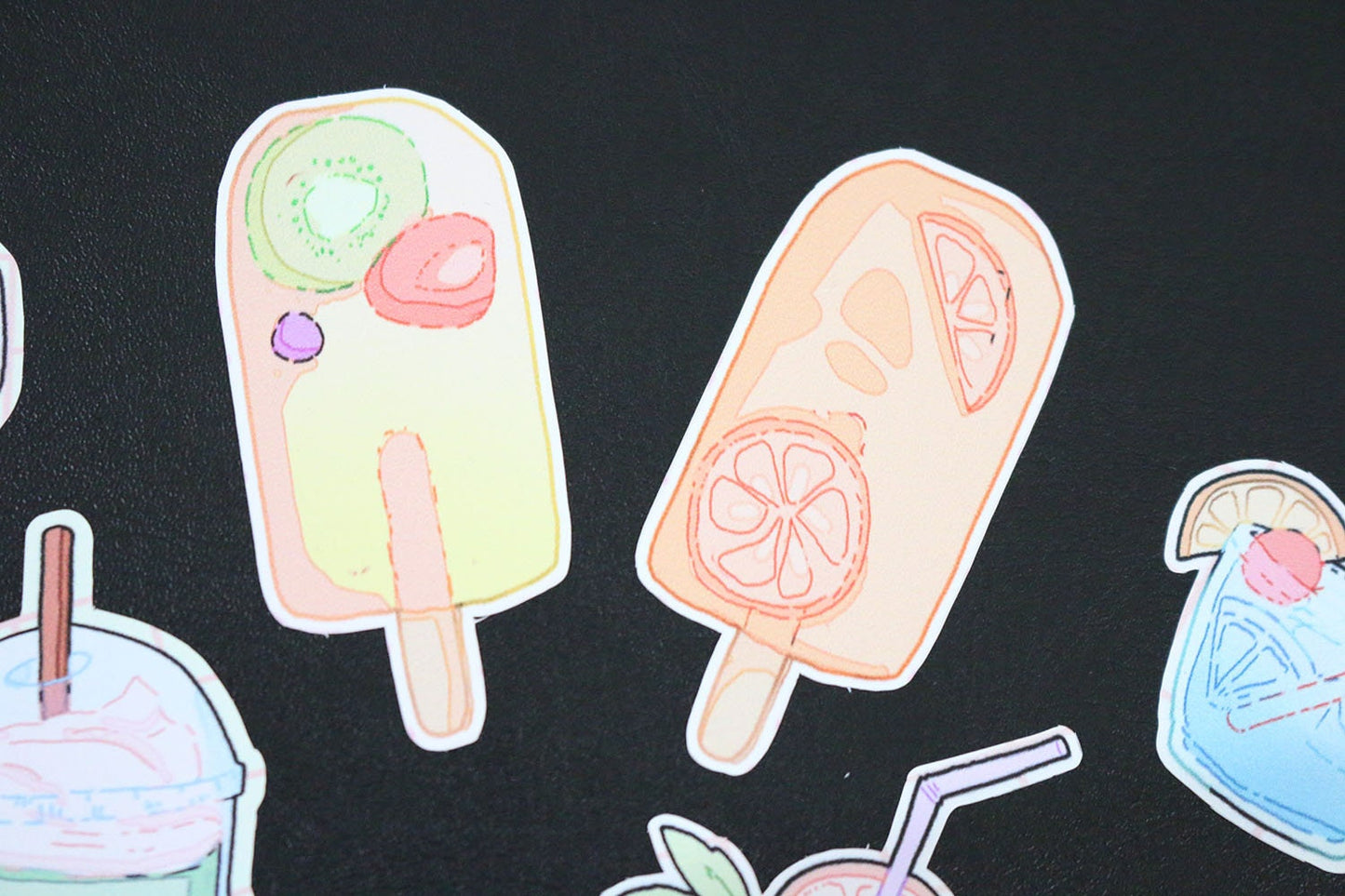 Popsicle A6 Sticker Sheet