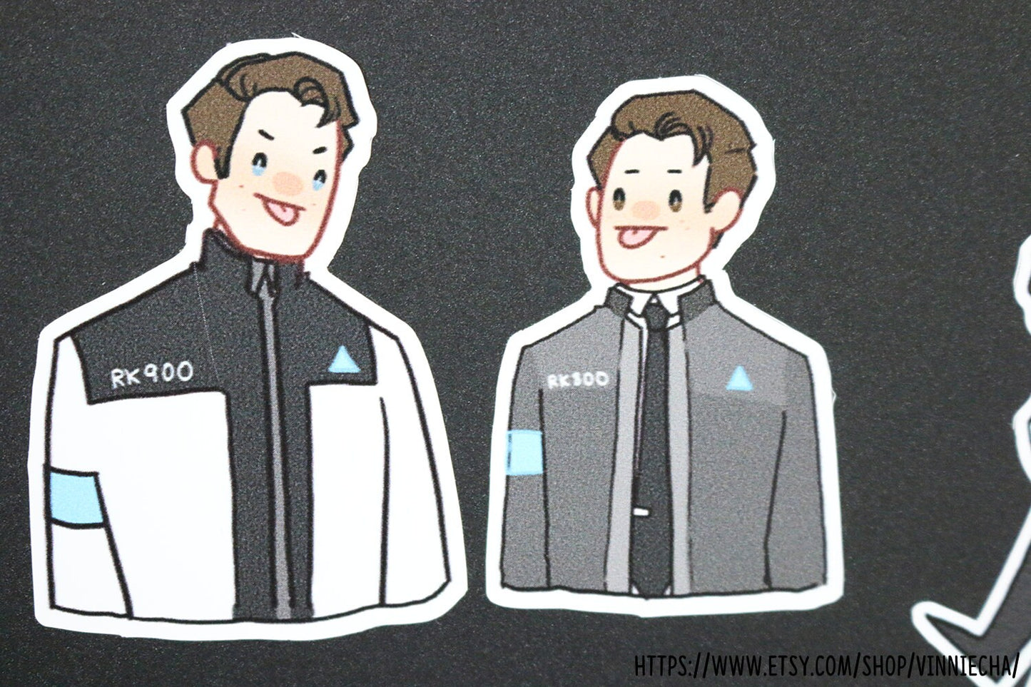 Connor & RK900 Vinyl Stickers
