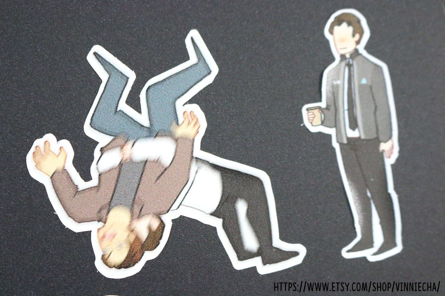 Connor & RK900 Vinyl Stickers