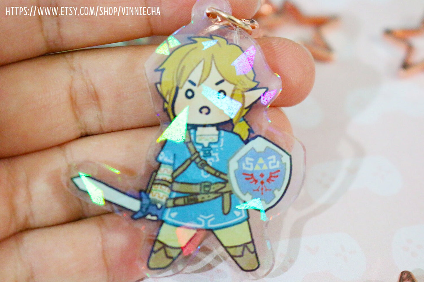 Super Smash Ultimate Holographic Acrylic Charm