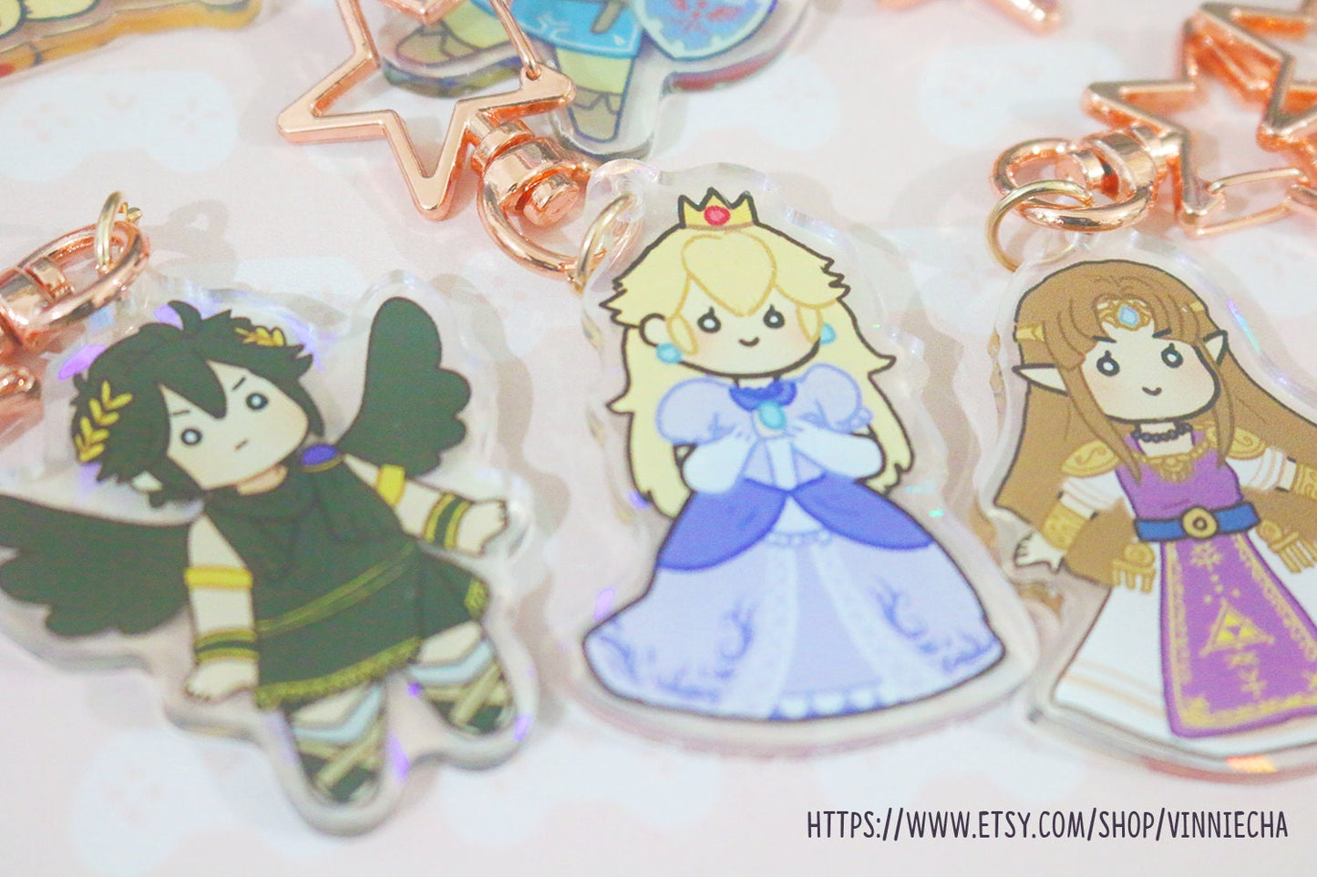 Super Smash Ultimate Holographic Acrylic Charm