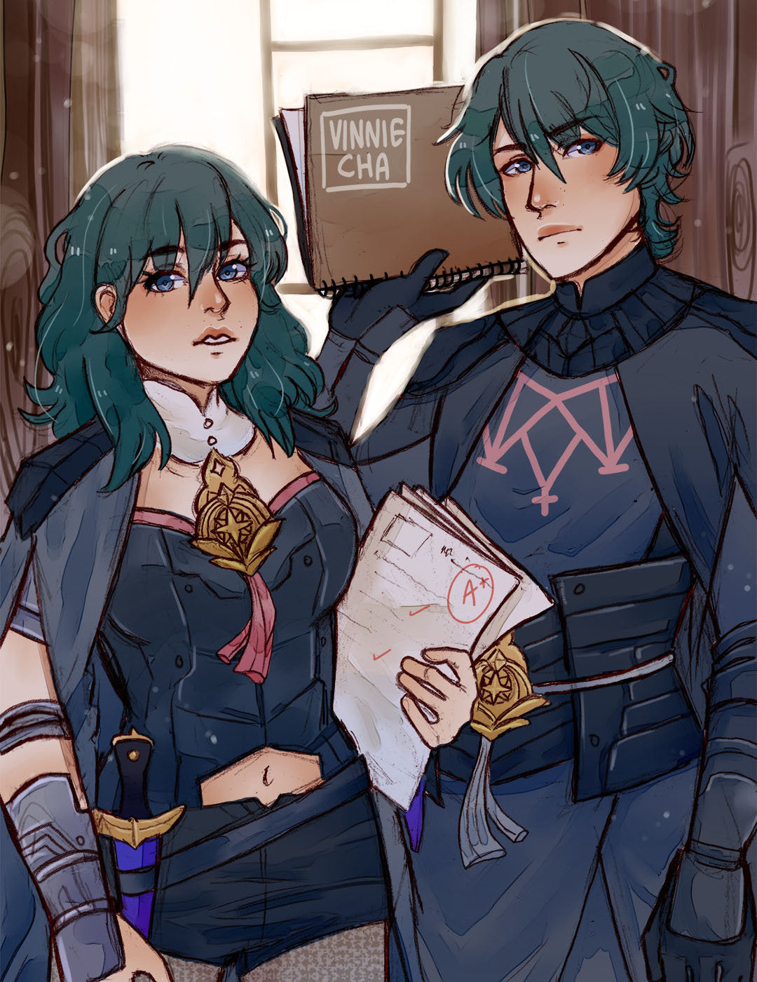 FE3H: Byleth A3 A4 Print